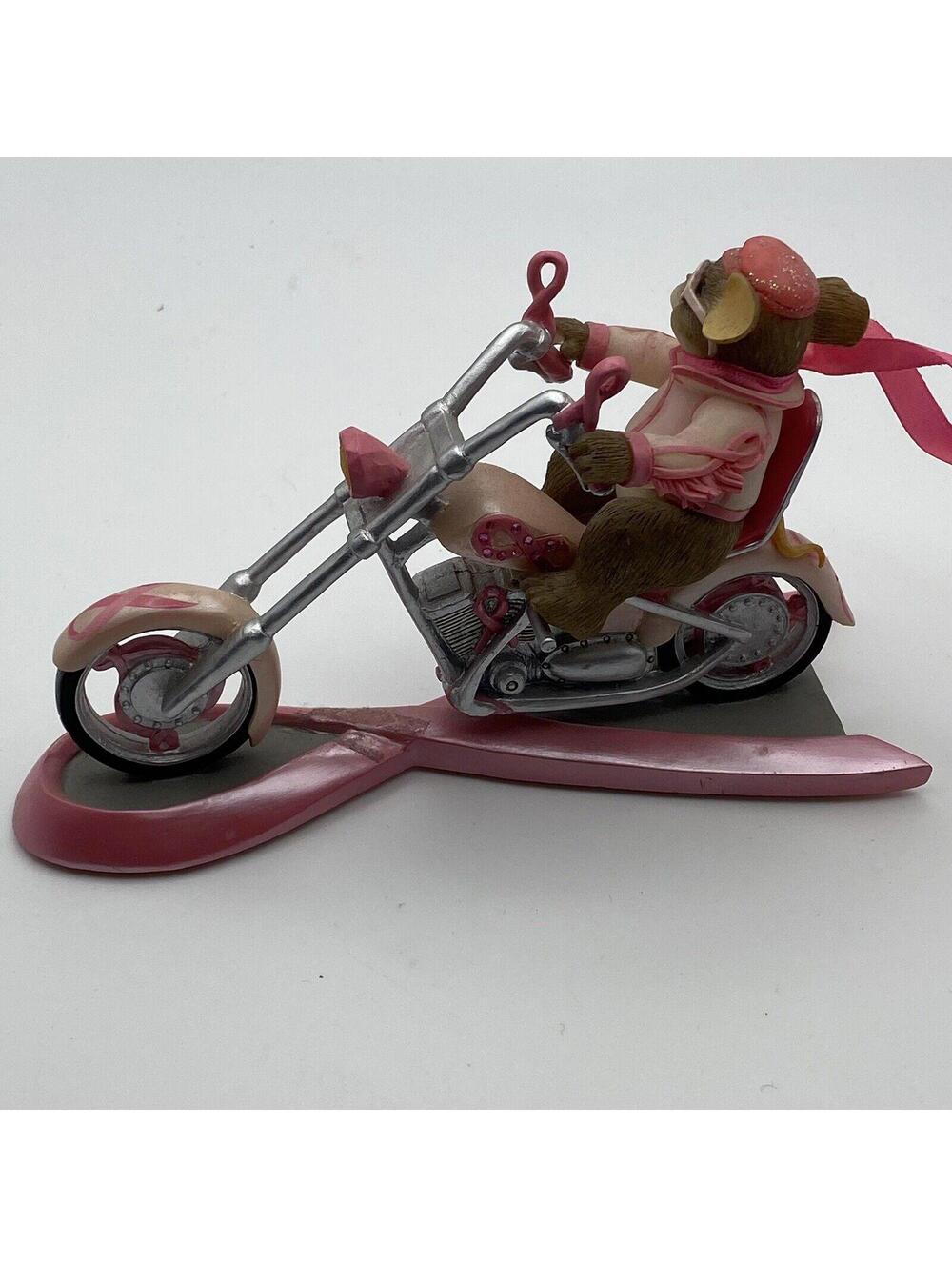 Chopper Breast Cancer Cure Biker Mouse From Hamilton Collection Charming Trails